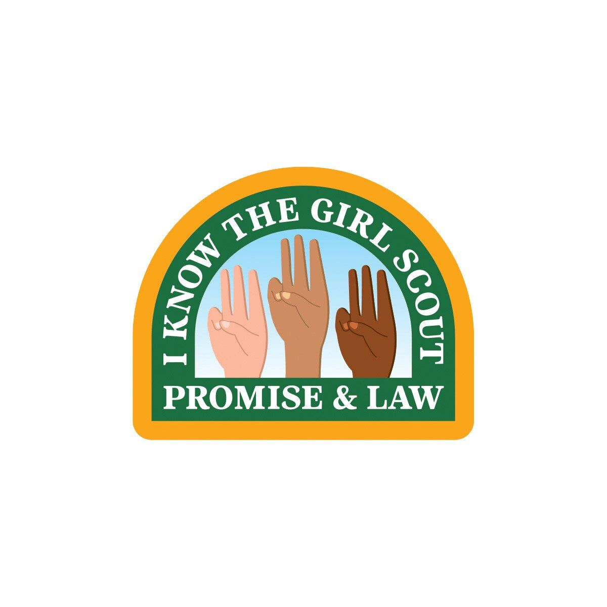 I Know The Promise And Law Fun Patch - Three Hands