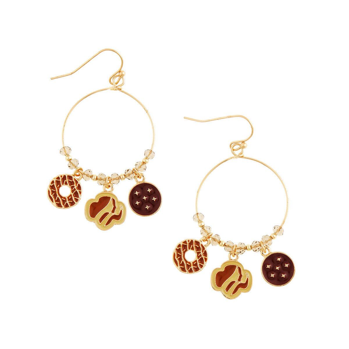 Girl Scouts Sparkle Cookie Hoop Earring Set