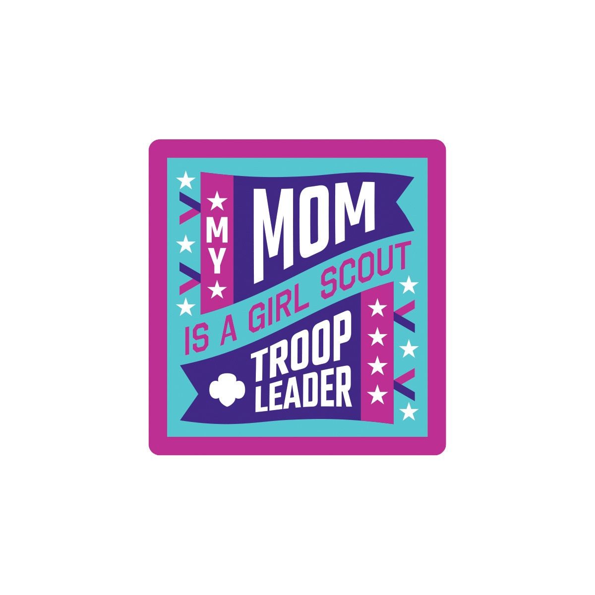 My Mom Is A Troop Leader Fun Patch - Pennants