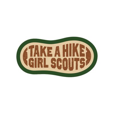 Take A Hike Fun Patch - Footprint
