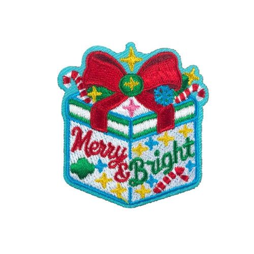 Merry &amp; Bright Fun Patch - Gift