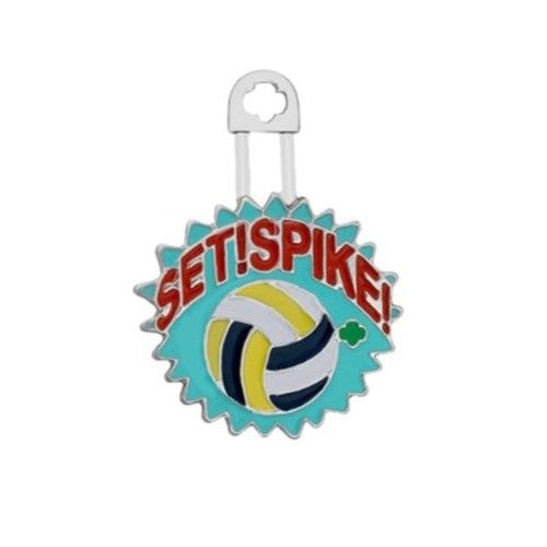 Personal Pin - Volleyball Set! Spike!