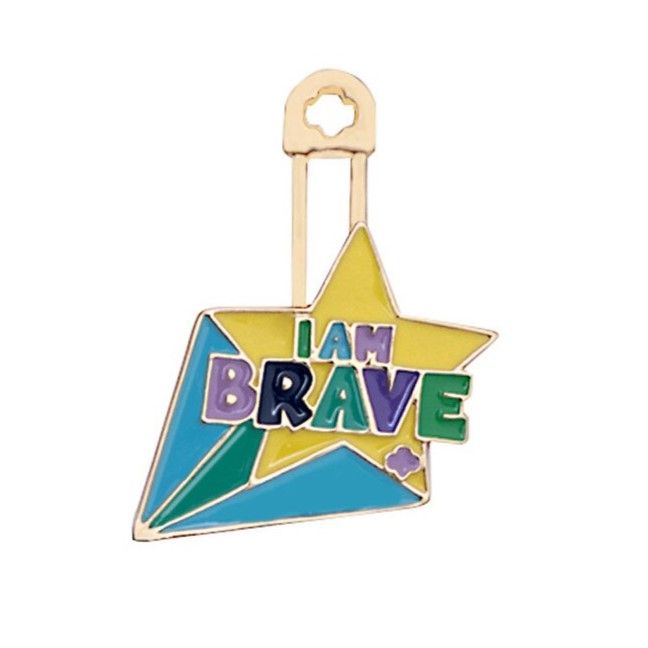 Personal Pin - I Am Brave*