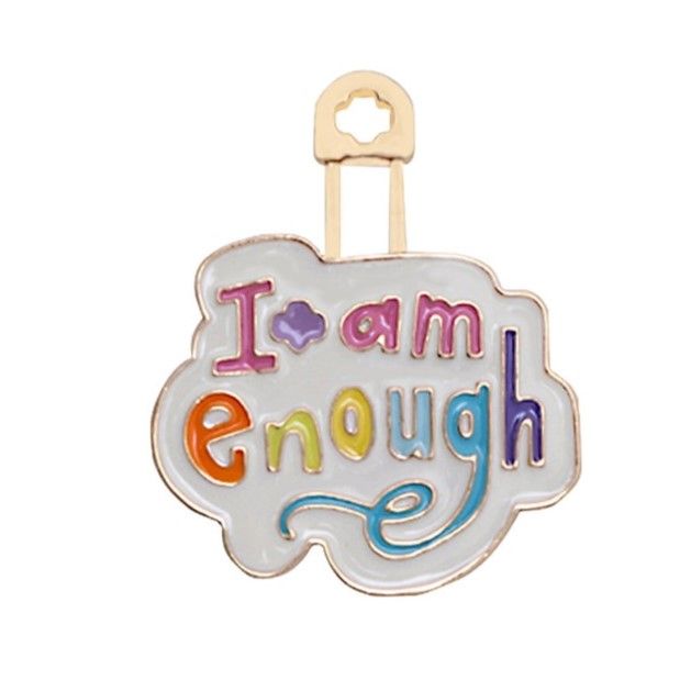 Personal Pin - I Am Enough