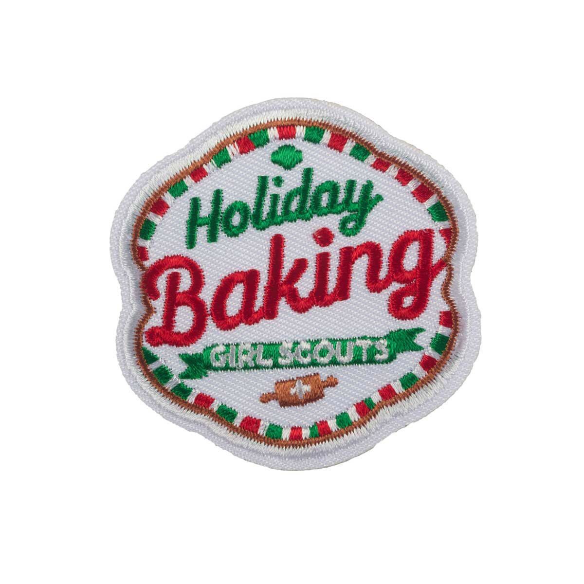 Holiday Baking Fun Patch - White