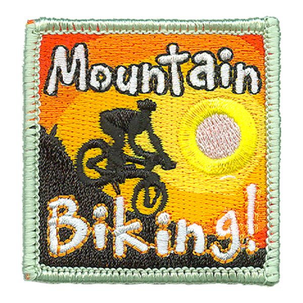 Mountain Biking Fun Patch