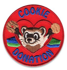 Cookie Donation Fun Patch (Ferret)