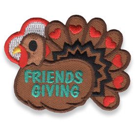 Friendsgiving Turkey Fun Patch