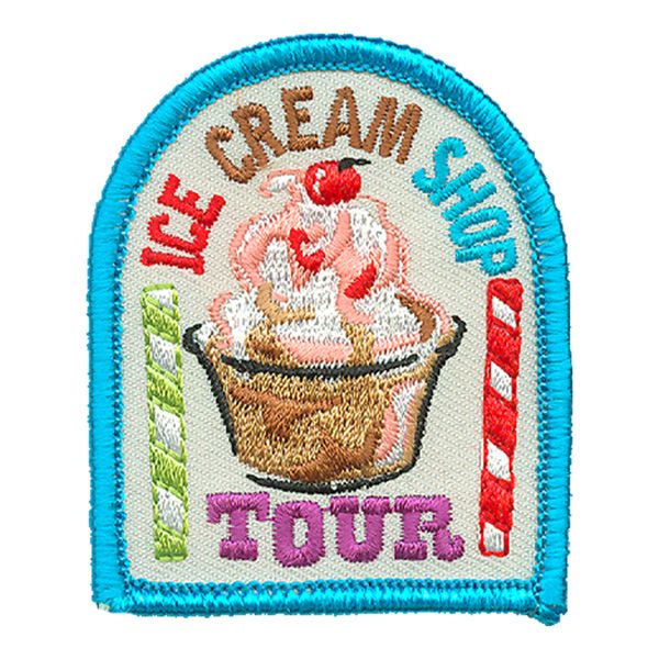 Ice Cream Shop Tour Fun Patch