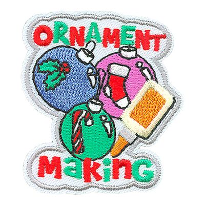 Ornament Making Fun Patch (White)