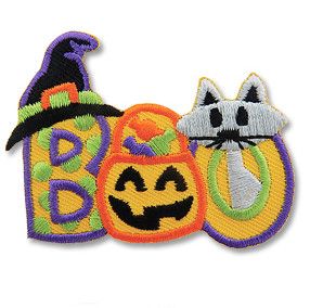 Boo Fun Patch (hat and cat)