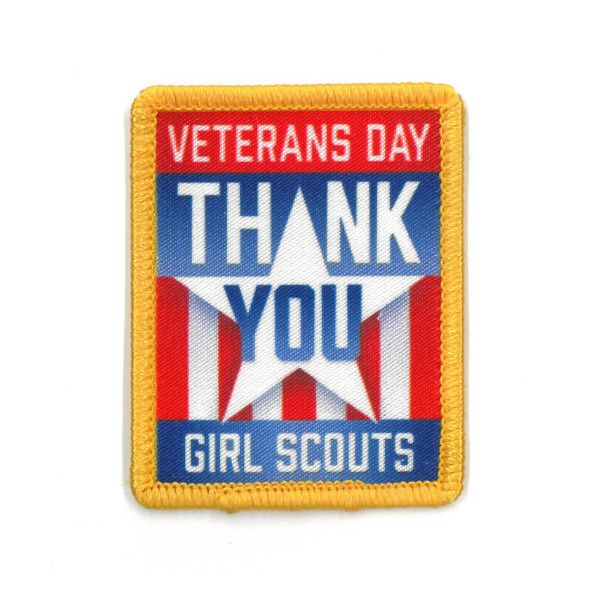 Veterans Day Thank You Fun Patch