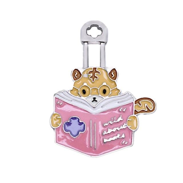 Personal Pin - Wild About Books (Tiger)*