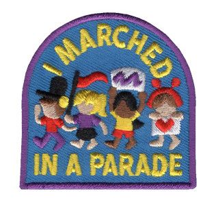 I Marched in a Parade Fun Patch