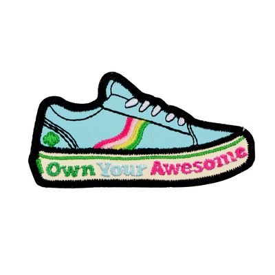 GS x Supermix Own Your Awesome Sneaker Super Fun Patch