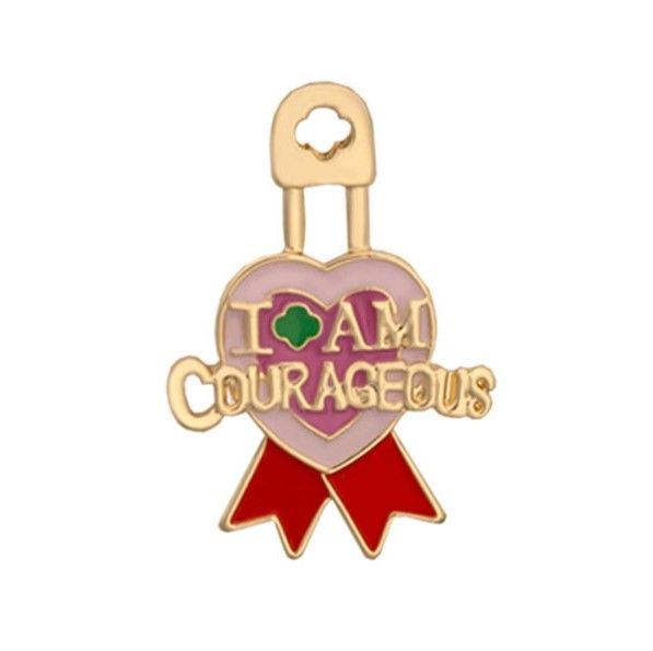 Personal Pin - I Am Courageous*