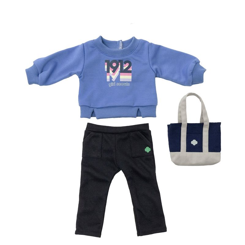 18" Doll Outfit - 1912 Sweatshirt and Leggings Outfit