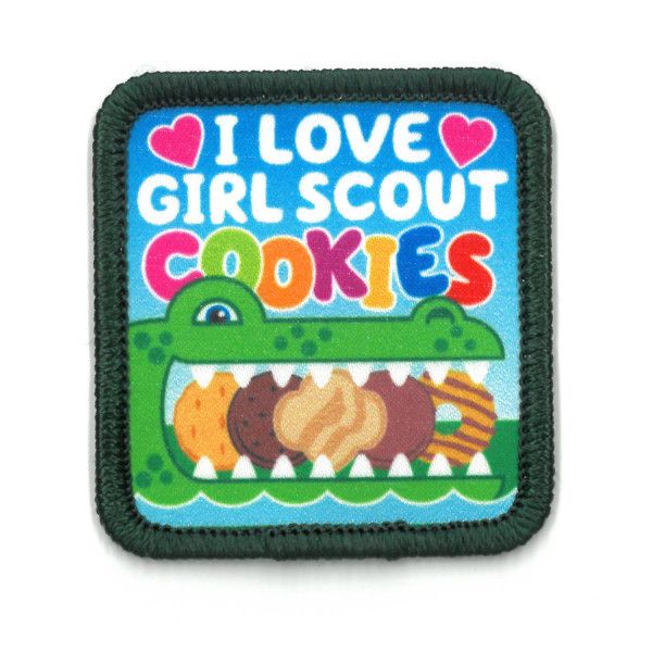 I Love Cookies Fun Patch - Gator