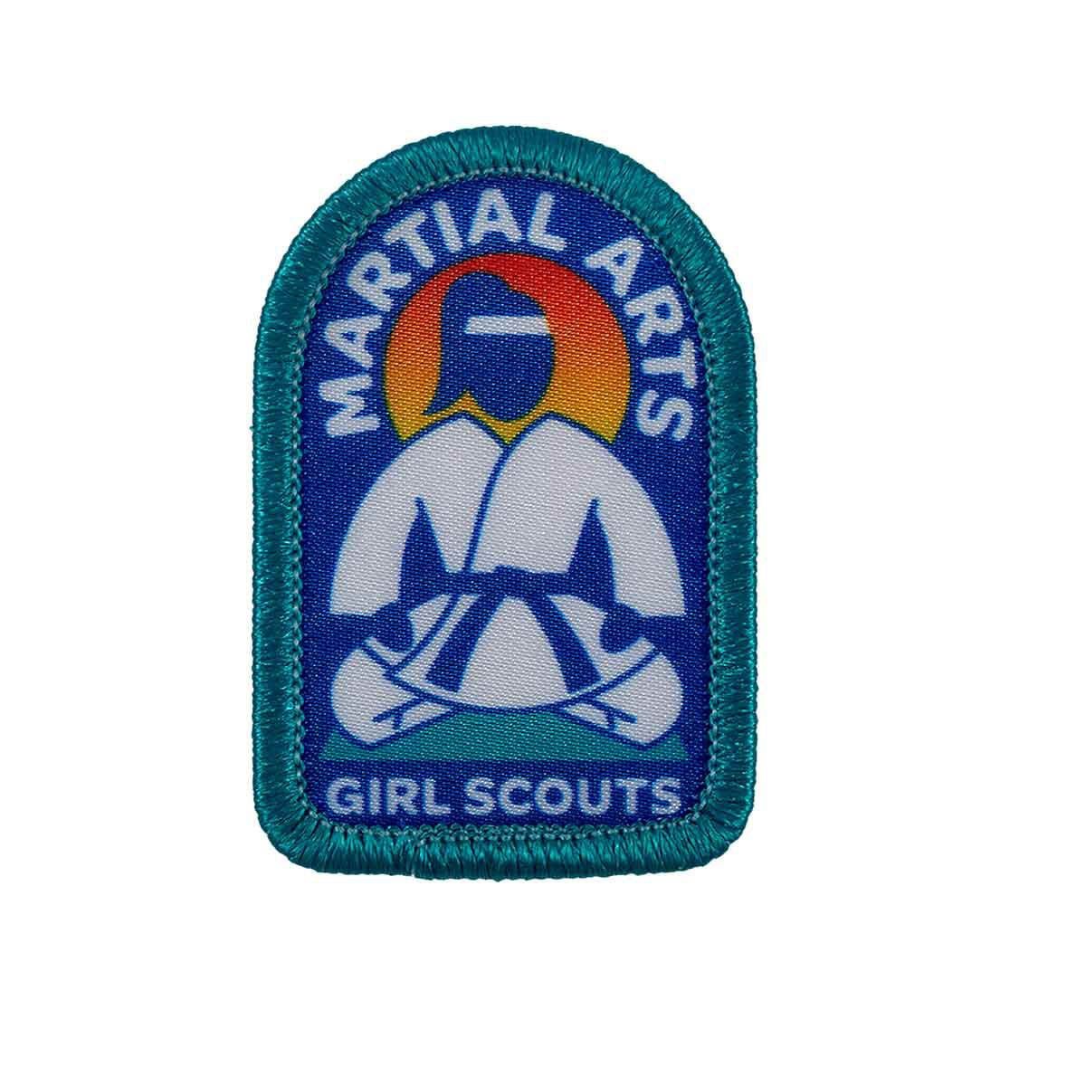 Martial Arts Fun Patch - Blue