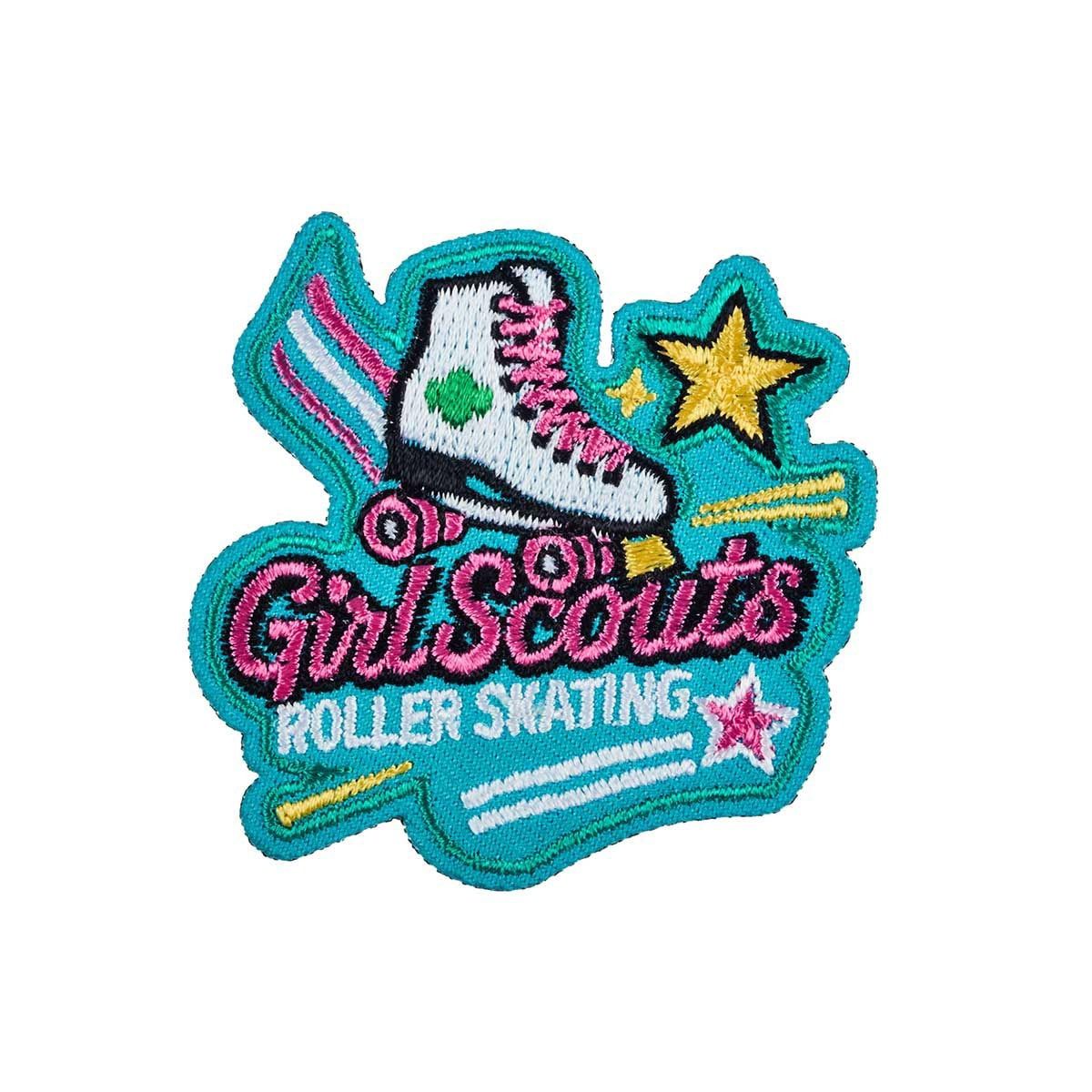 Girl Scouts Roller Skating Fun Patch