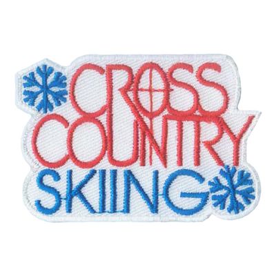 Cross Country Skiing Fun Patch