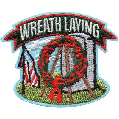 Wreath Laying Fun Patch