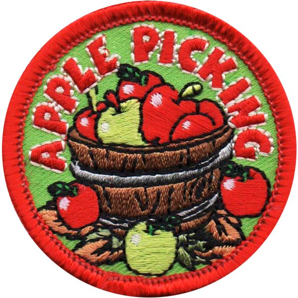 Apple Picking Fun Patch (Round)