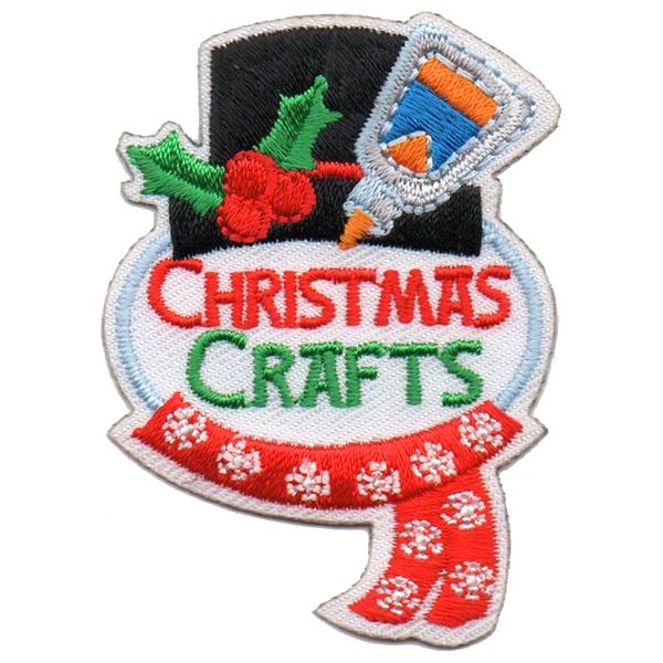 Christmas Crafts Fun Patch - Snowman Shape