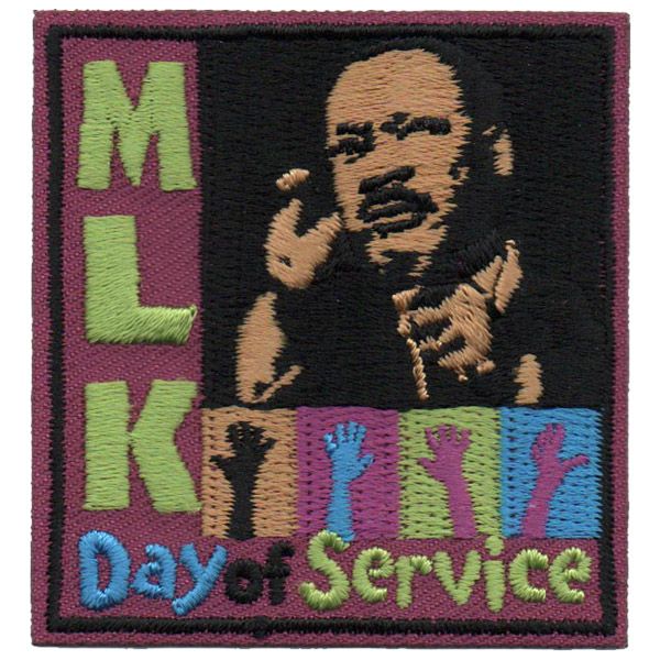 Martin Luther King, Jr. MLK Day of Service Fun Patch
