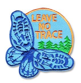 Leave No Trace Fun Patch (Butterfly)