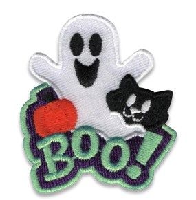Boo! Fun Patch (ghost and cat)