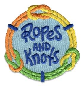 Ropes and Knots Fun Patch (Round)