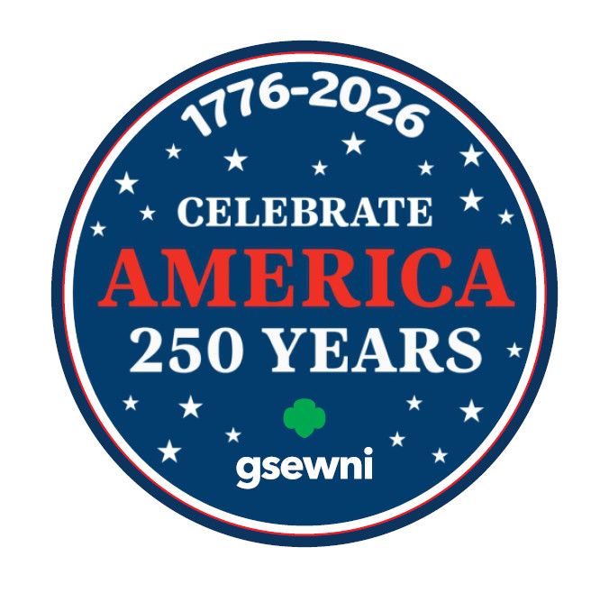 GSEWNI Celebrate America 250 Years Earned Patch