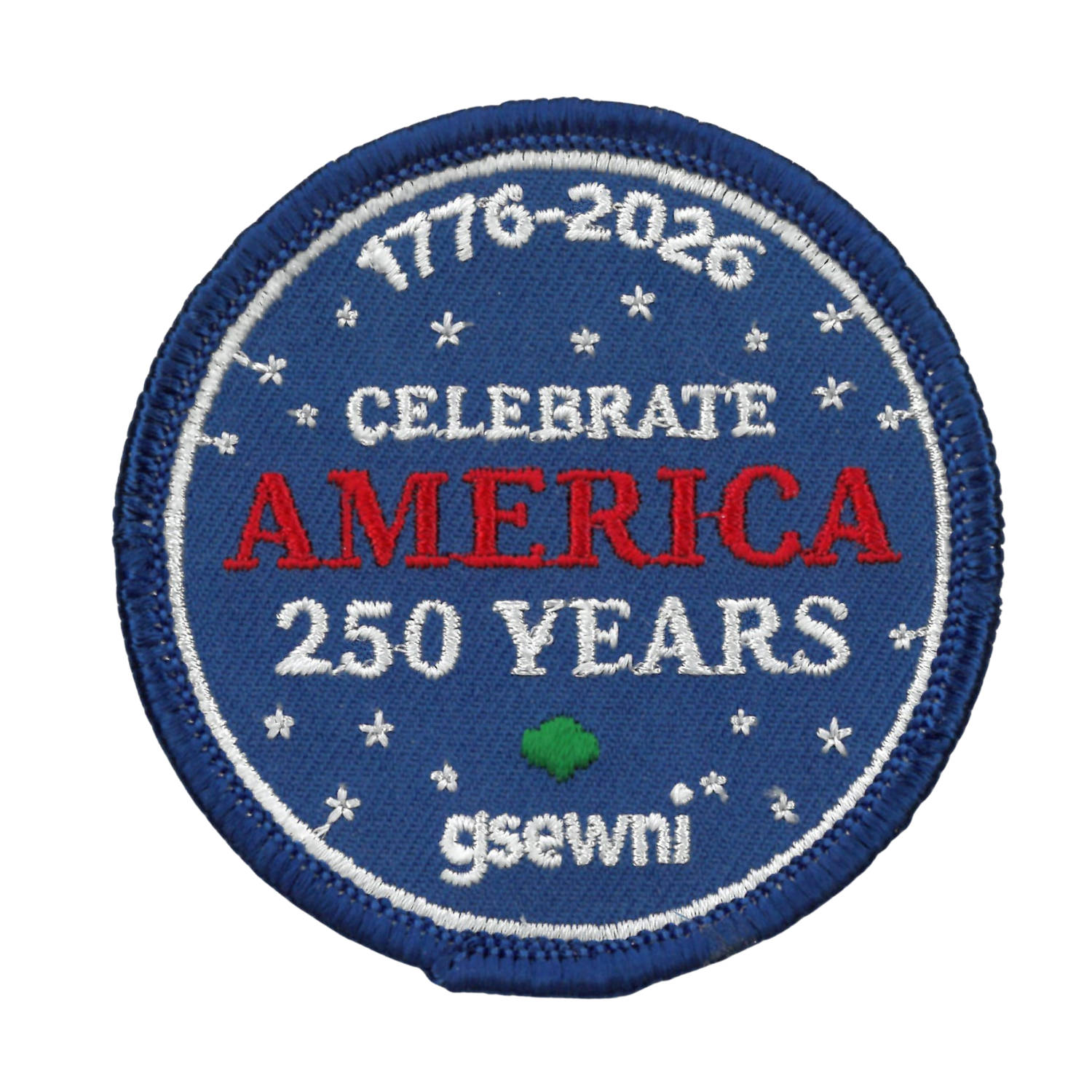 GSEWNI Celebrate America 250 Years Earned Patch