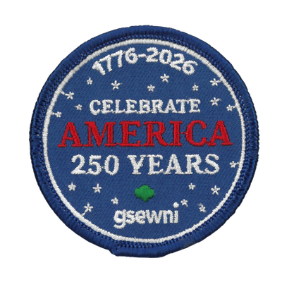 GSEWNI Celebrate America 250 Years Earned Patch