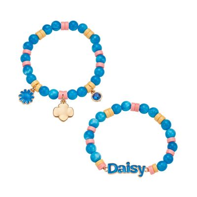 Daisy Beaded Bracelet Set