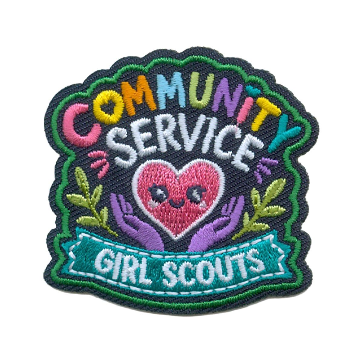 Community Service Heart Fun Patch