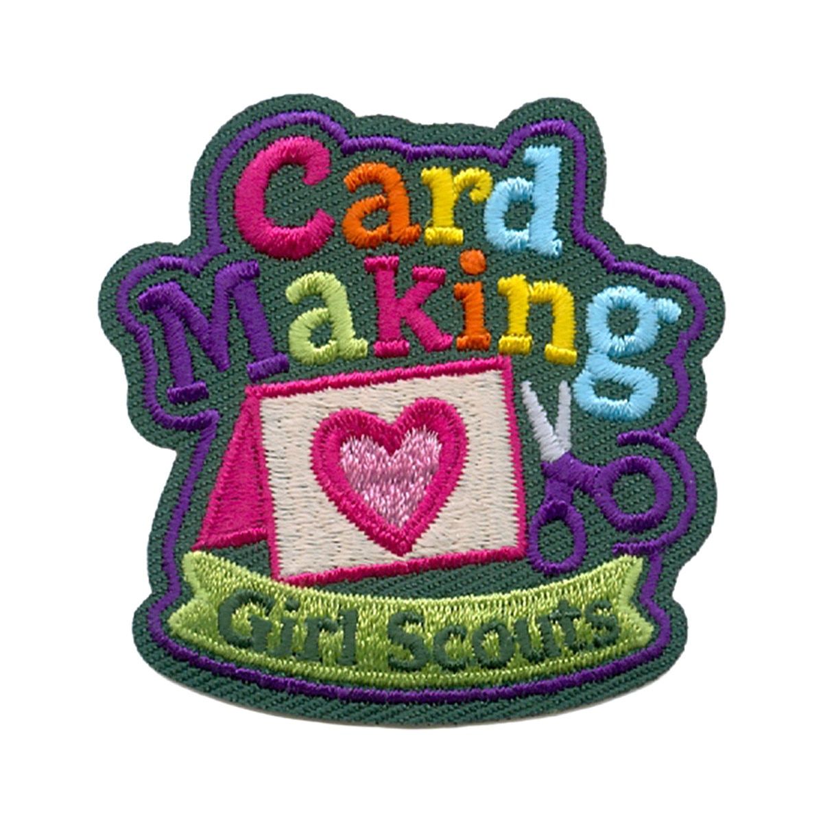 Card Making Fun Patch (rainbow text)