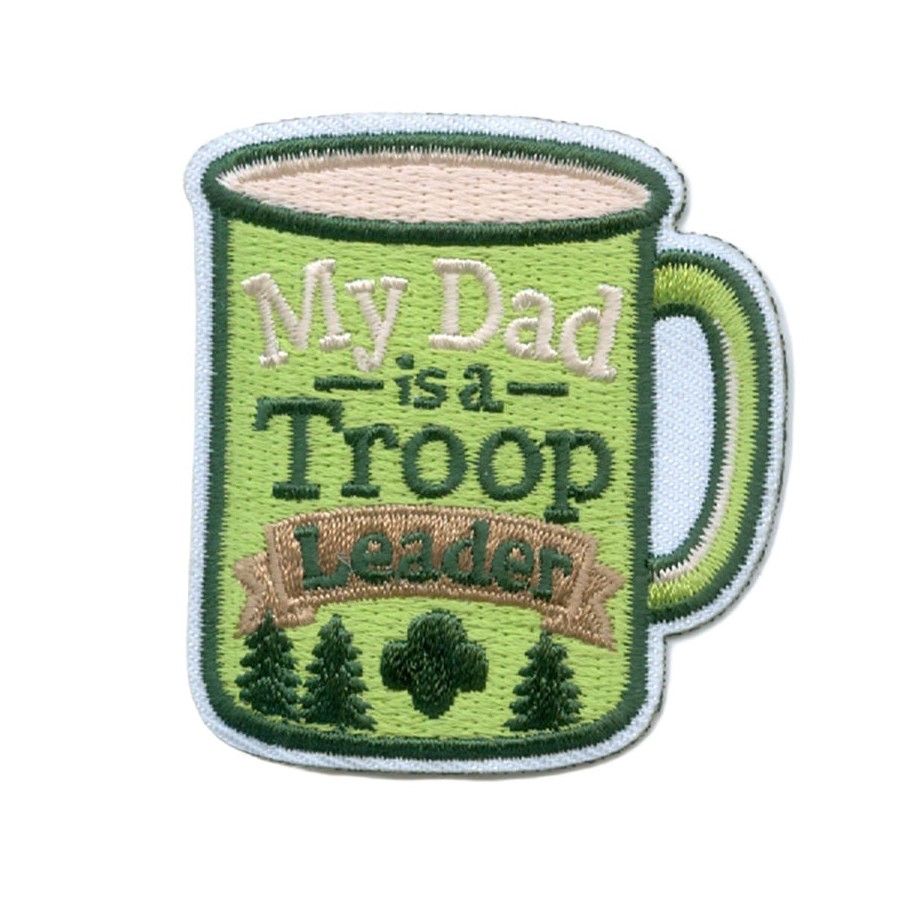 My Dad is a Troop Leader Fun Patch (Mug)