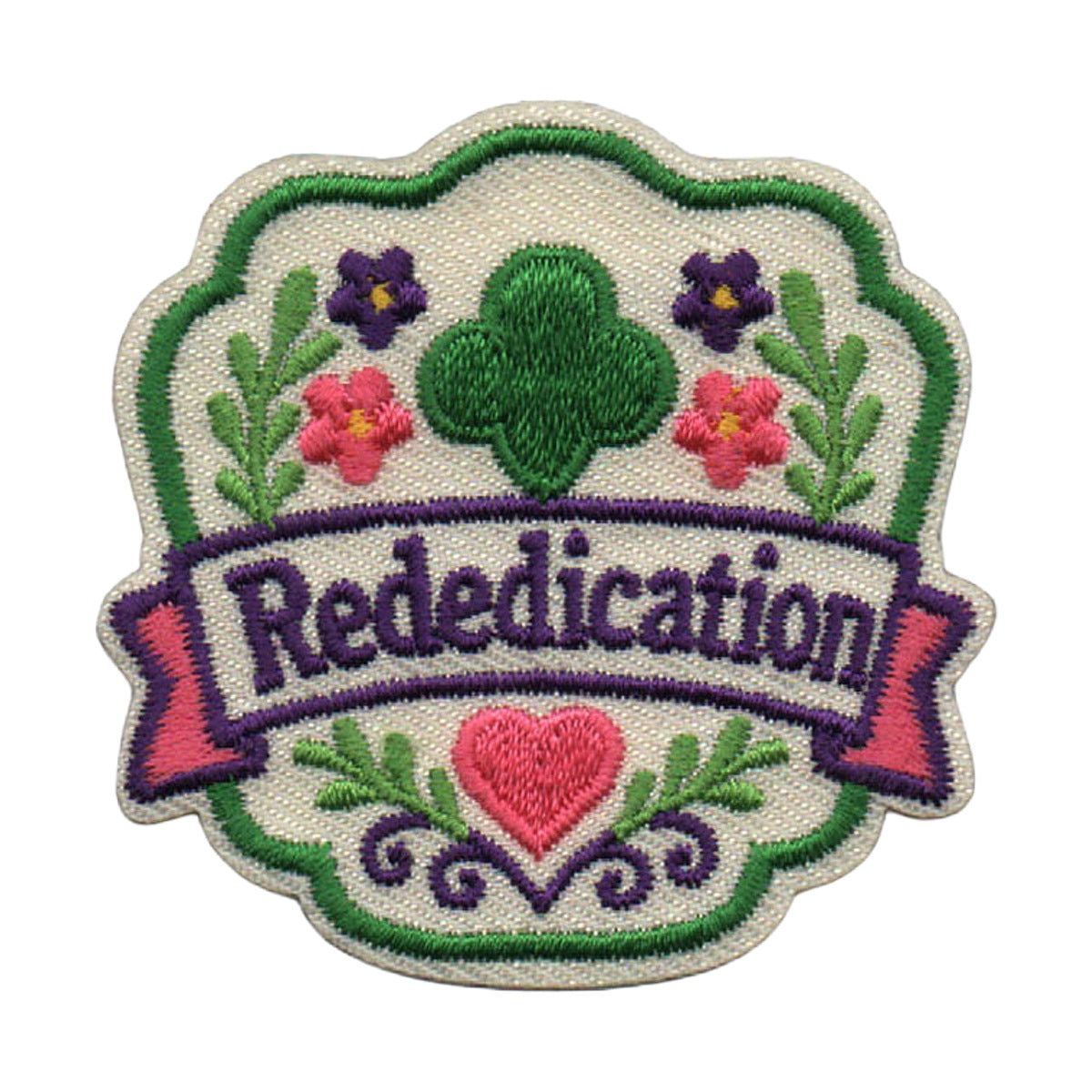 Rededication Floral Fun Patch