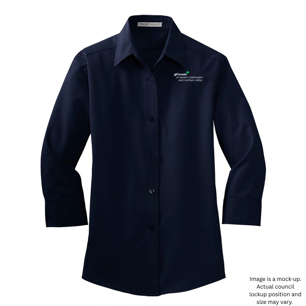 GSEWNI Custom Order - 3/4-Sleeve Button-Up Shirt