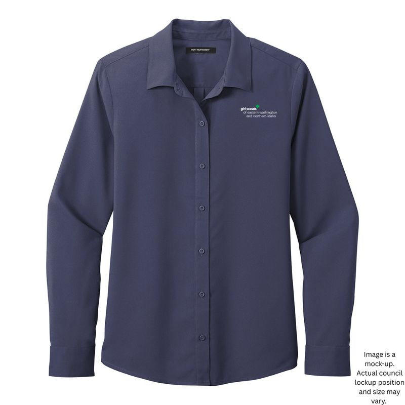 GSEWNI Custom Order - Performance Long Sleeve Button-Up Shirt