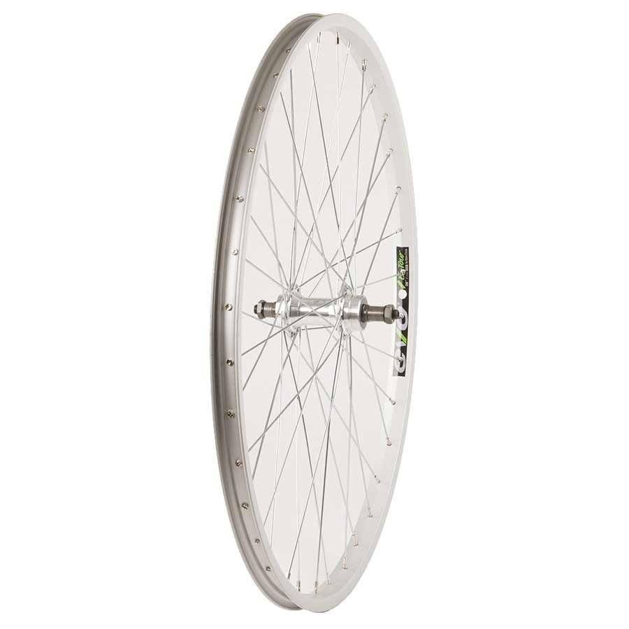 Wheel Shop, Rear 26&#39;&#39; Wheel, Evo E-Tour 20 Silver / FM-31-RQR, 36 Steel Silver Spokes, QR, Freewheel, FW