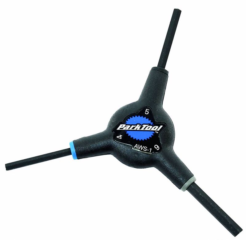 Park Tl, AWS-1, 3-way hex wrench, 4mm, 5mm and 6mm