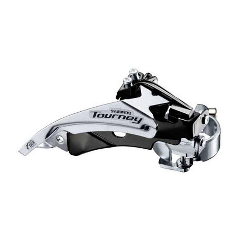 Shimano, Tourney FD-TY500 / TY510, Front derailleur, 6/7sp., Top Swing, dual Pull, Low, 34.9/31.8/28.6mm