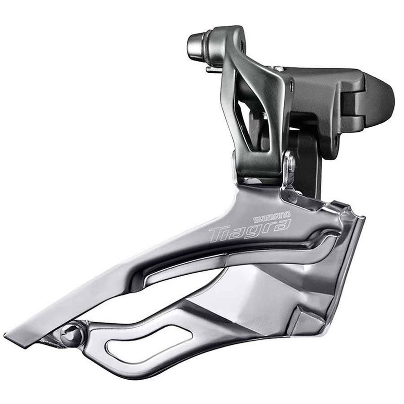 Shiman, Tiagra FD-4703, Frnt derailleur, 3x10sp, Dwn Swing, Bttm Pull, 31.8/28.6 Clamp