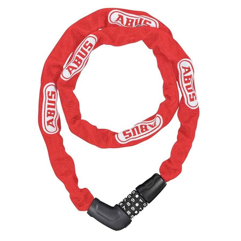 Abus, Steel--Chain 5805C Chain with cmbinatin lck, 5mm x 110cm (5mm x 3.6'), Black