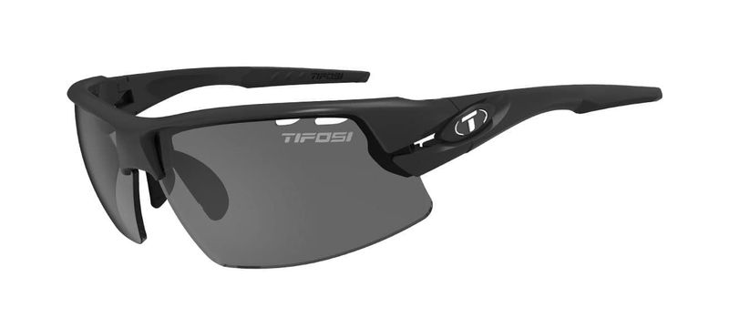 Tifosi, Crit, Sunglasses, Frame: Matte Black, Lenses: Smoke, AC Red, Clear