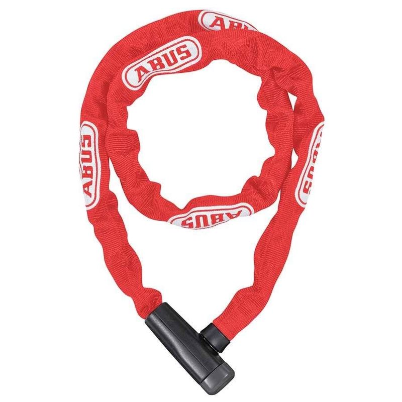 Abus, Steel-O-Chain 5805K Chain with key lock, 5mm/75cm, Red