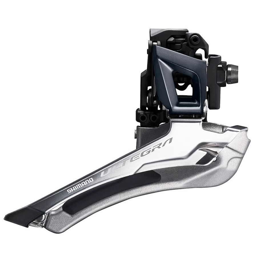 FRONT DERAILLEUR, FD-R8000, ULTEGRA, FOR REAR 11-SPEED, DOWN-SWING, BRAZED-ONTYPE, CS-ANGLE:61-66, FOR 46/53T CL:43.5MM, IND.PACK